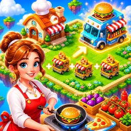Merge 3 Cooking: Merge Games