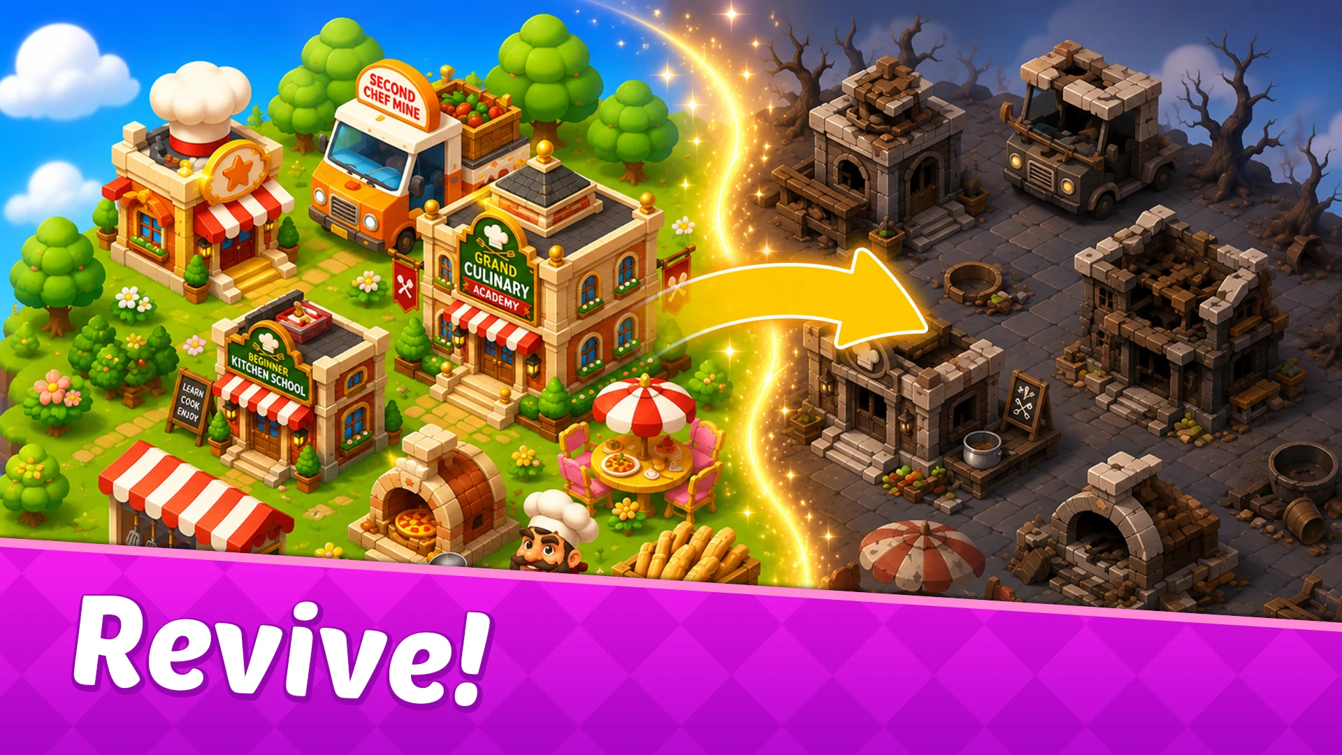 Merge 3 Cooking: Merge Games screenshot