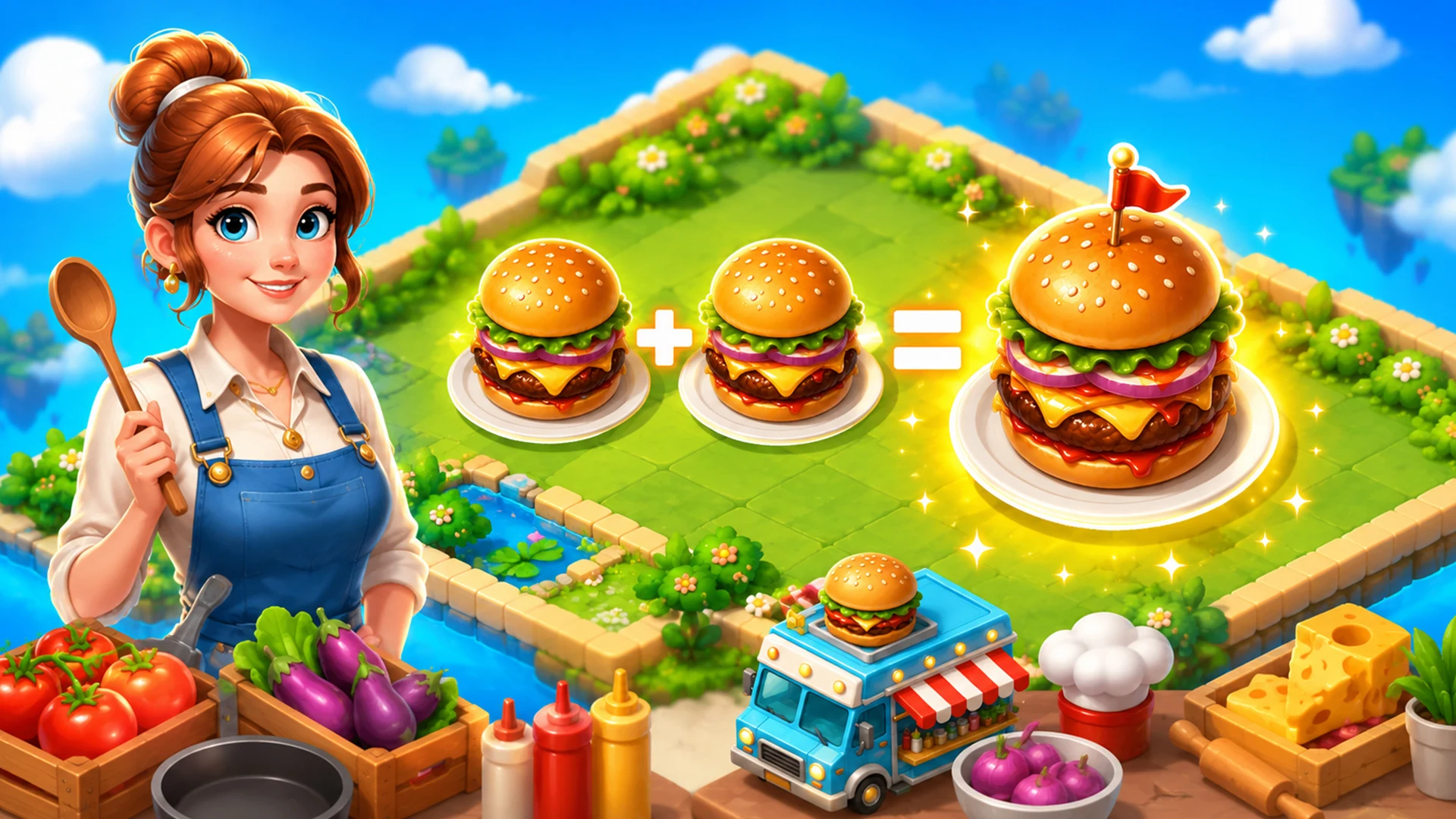 Merge 3 Cooking: Merge Games screenshot